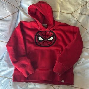 Boys spiderman GAP hoodie like new size 8